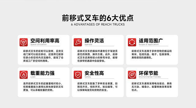 前移式叉車的六大優點